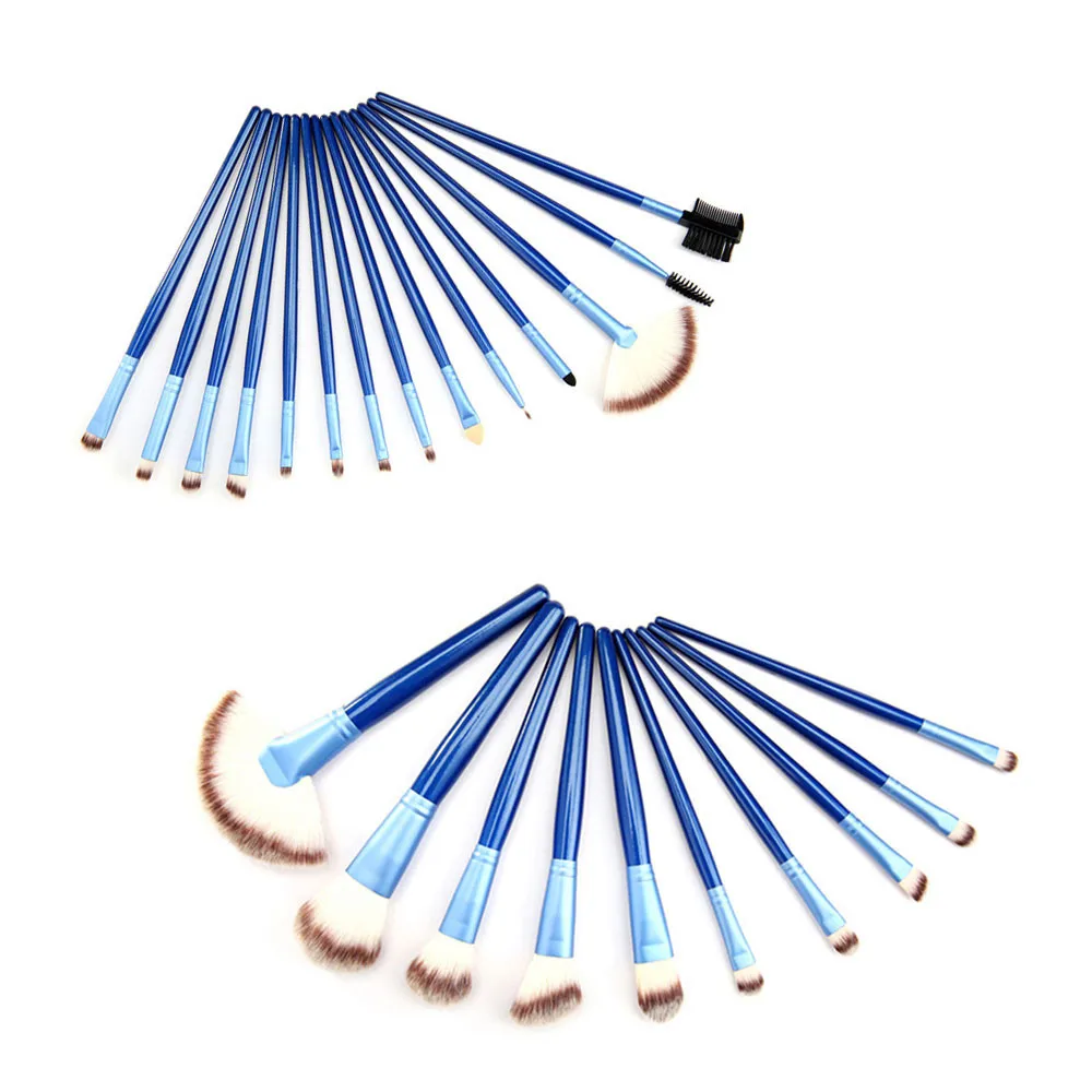 yaeshii 24Pcs Professional Foundation cosmetic tool luxury liquid glitter private label makeup brush