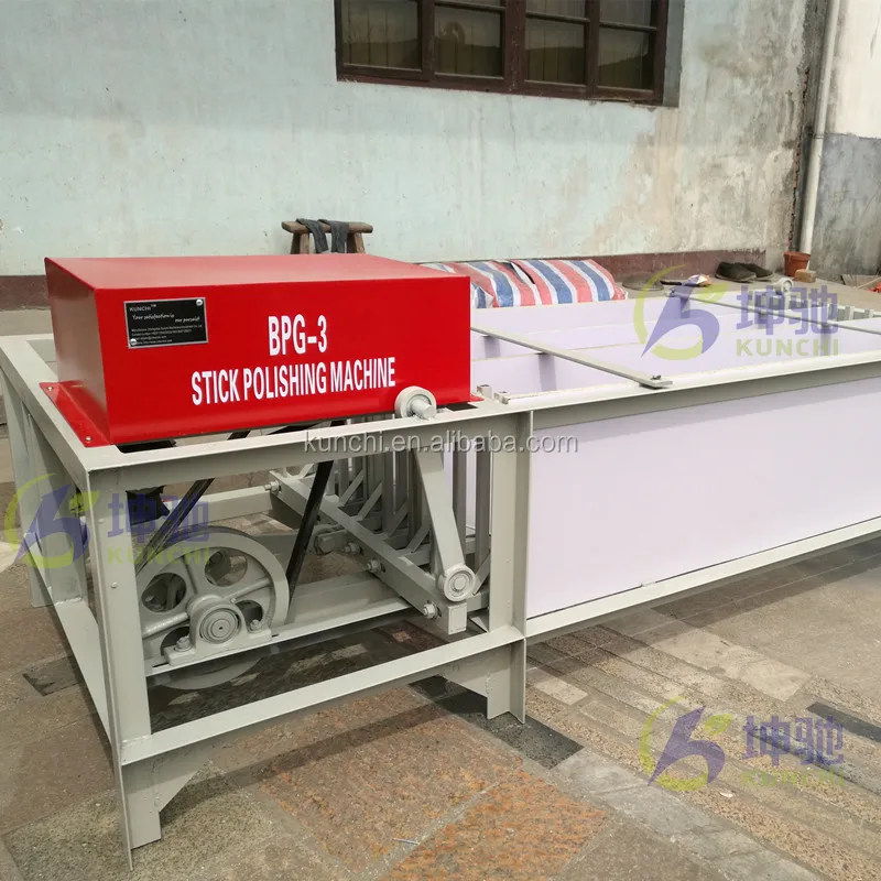 Top quality wooden skewer making machine / bbq stick making machine supplied by KUNCHI