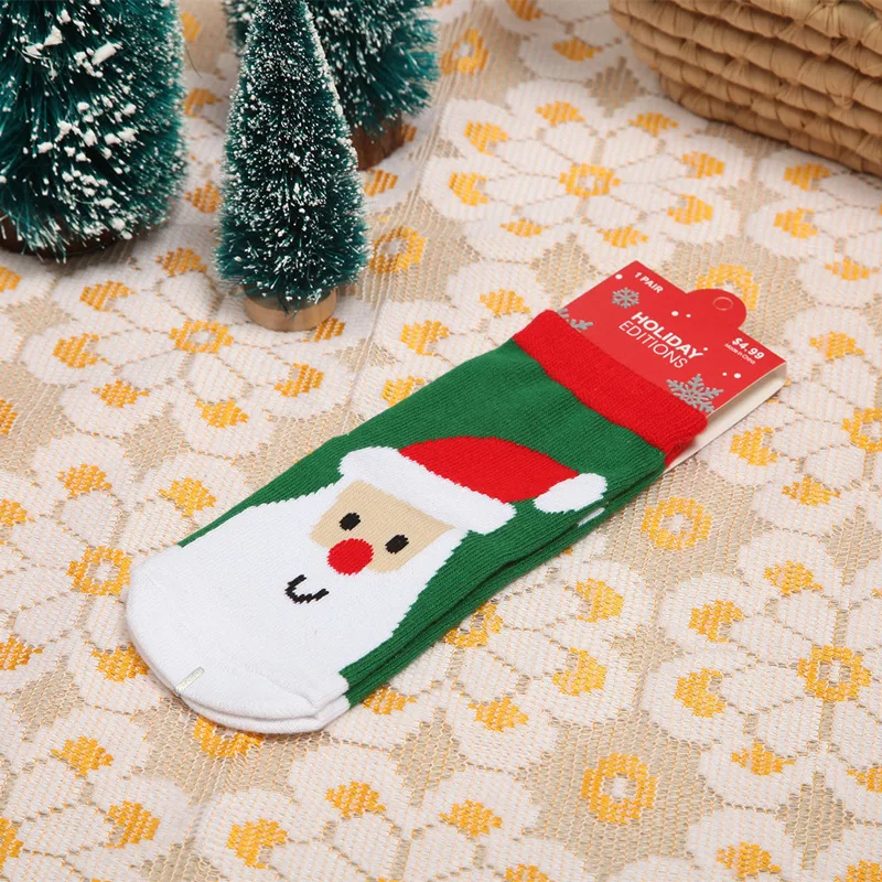 JinHua YiWu Agent Winter Warm Cotton Gift Kids Christmas Socks