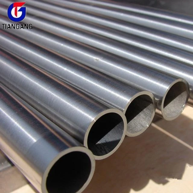 Industrial Pickled or sand blasted welded titanium pipe for heat exchanger