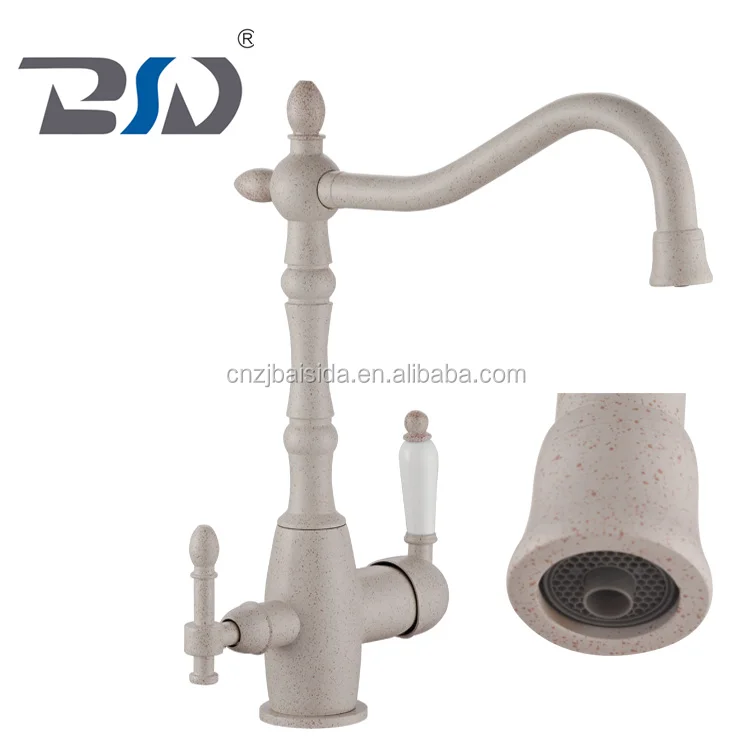 China OEM brass 3 ways drinking water purified water kitchen faucets