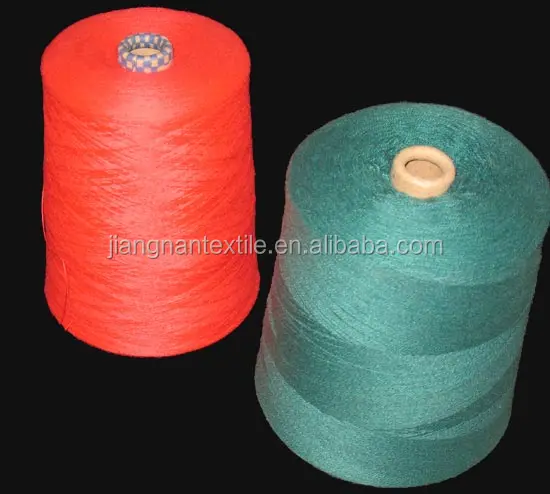 Top Quality Spun Polyester Yarn Recycled And Mixed With Virgin For Knitting Machinery /sewing thread
