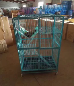 three-layer cat cage/pet supplies store new design cat ferret cages sale