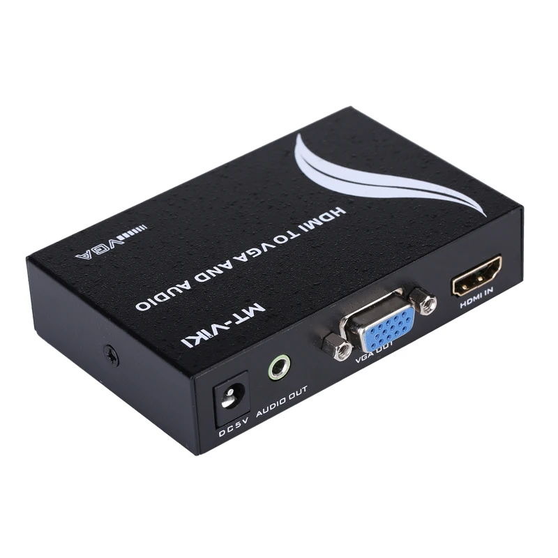 Hot selling HDCP HDMI to VGA audio Converter for PC to TV