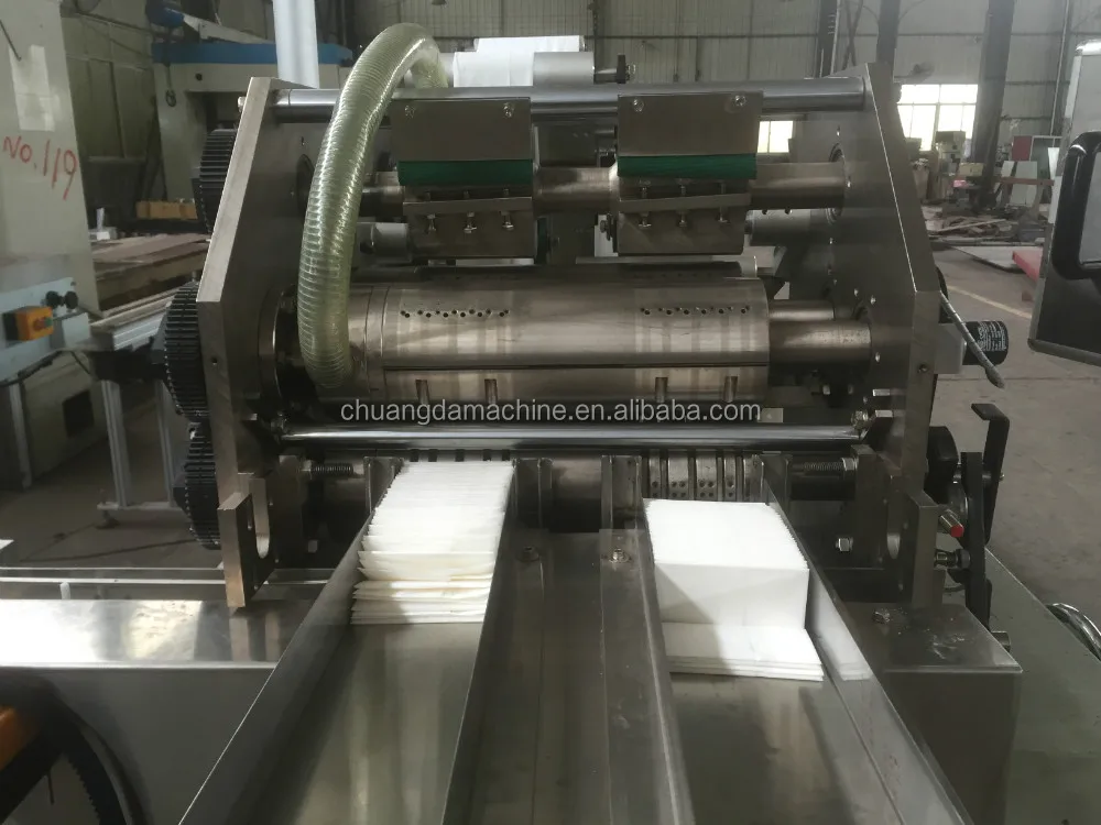DJ:CDH-210F-2 Two Lines Output Pocket tissue Mini type handkerchief paper machine
