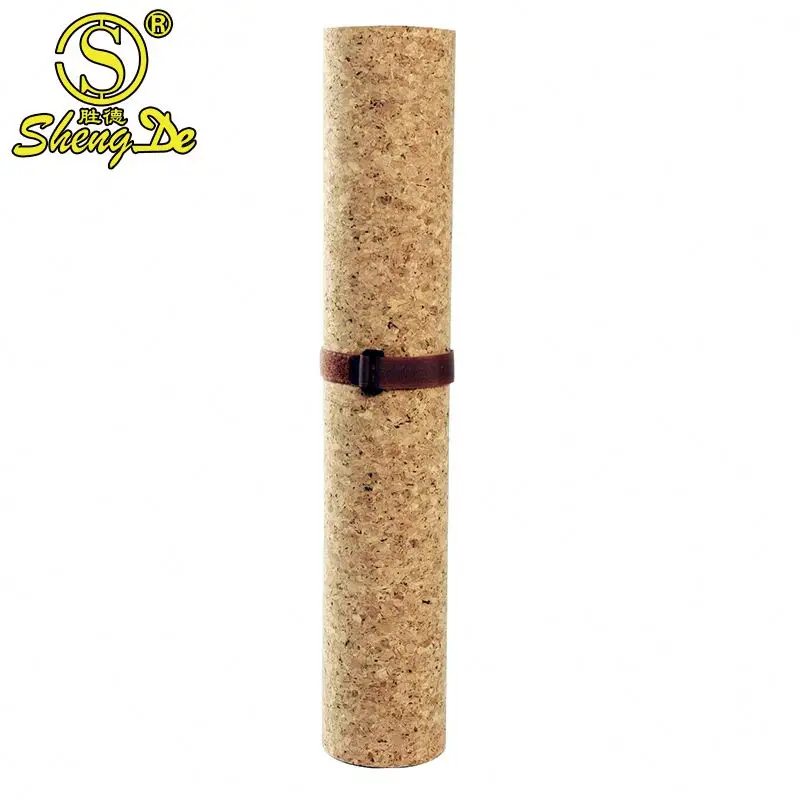 
183*66 cm 5mm Custom Logo New Natural Cork TPE Yoga Mat Eco 