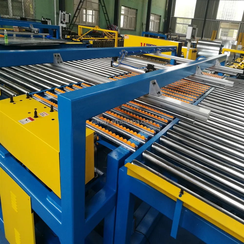Fully automatic U shape Air Duct Production Line 5 fabrication machine / CNC auto duct LINE-V
