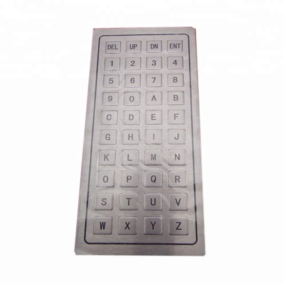 40 клавиш, клавиатура из нержавеющей стали для Kiost