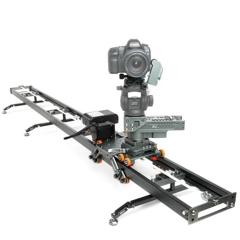 G3 Китай подключаемый пульт дистанционного управления dolly track slider для DSLR видеокамеры с 360 градусов head и одиночной