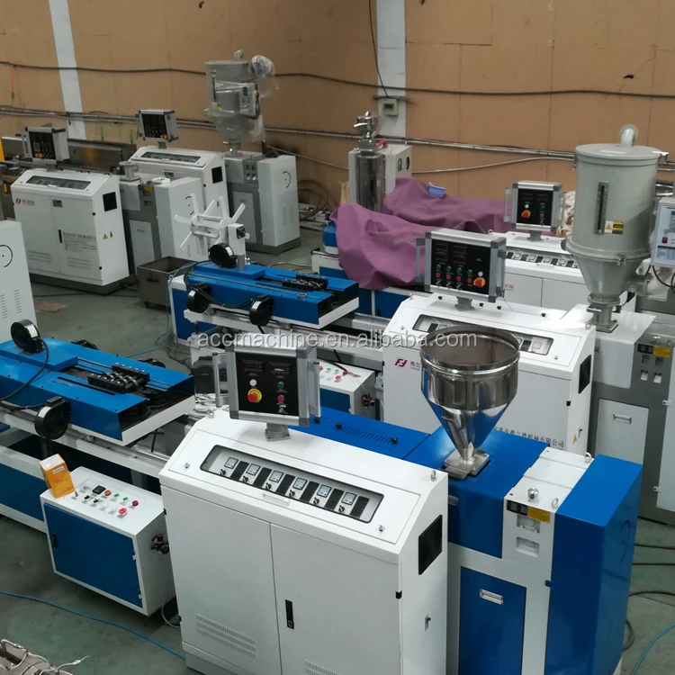 Pp Pe Corrugated Plastic Spiral Hose Extruder Pipe Making Machine