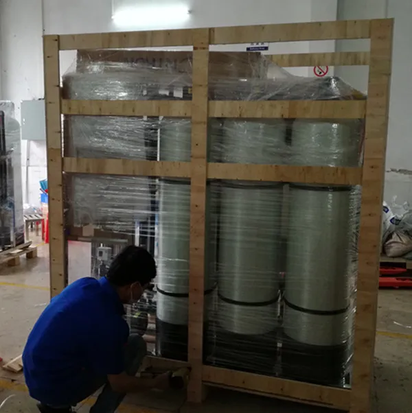 Reverse osmosis 250 liter per hour well water purification system