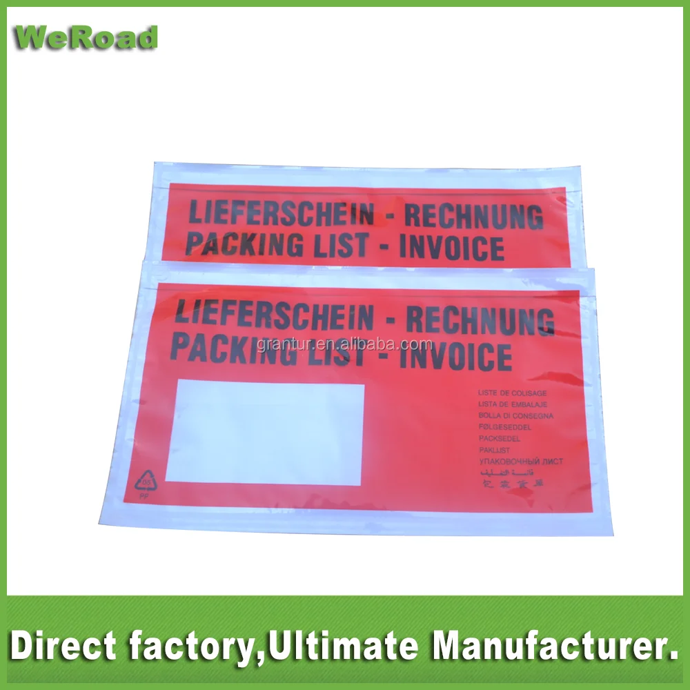 
professional Rechnung bag ups packing slip envelope for invoice enclosed receipt envelope 