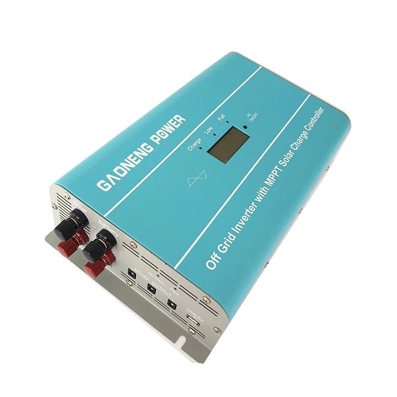 
Off grid/ Hybrid Pure Sine Wave Inverter with MPPT charger 1KW 12V 24V 40A 