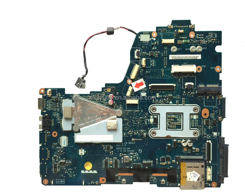 For Toshiba A665 A660 laptop motherboard Mainboard K000121740 PHQAA LA-6831P DDR3 100% Tested