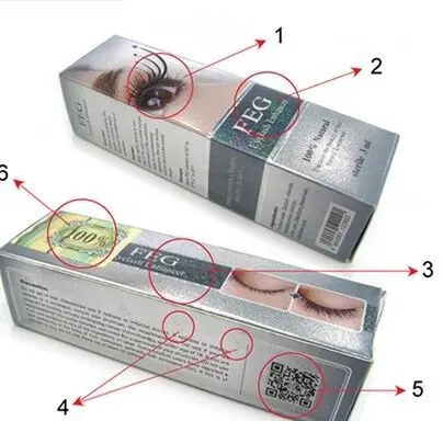 Private Label Herbal Natural Makeup FEG Eyelash Enhancer Growth Serum For Women
