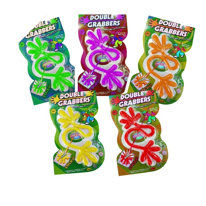 Novelty Glowing Sticky Double Hand Toys/Plastic Sticky Hand Toys
