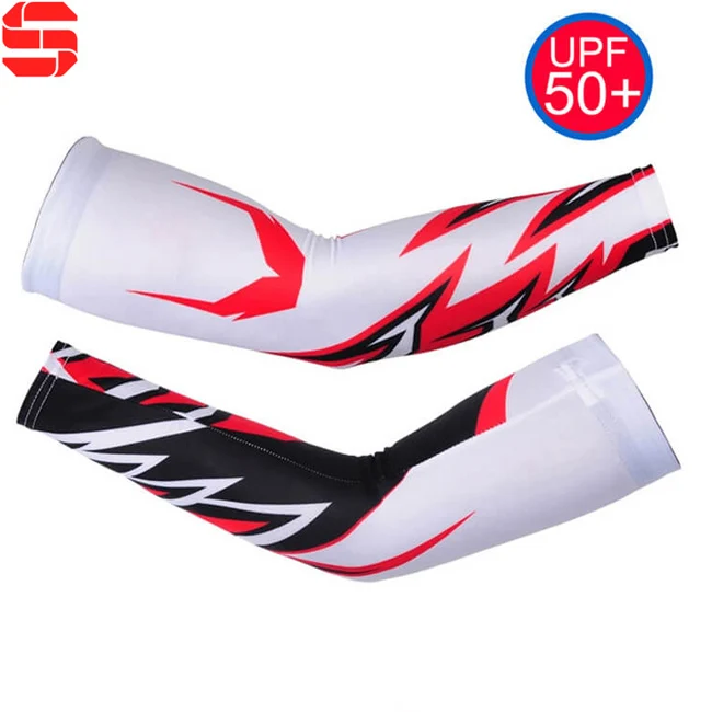 UV protection custom sublimation compression arm sleeve