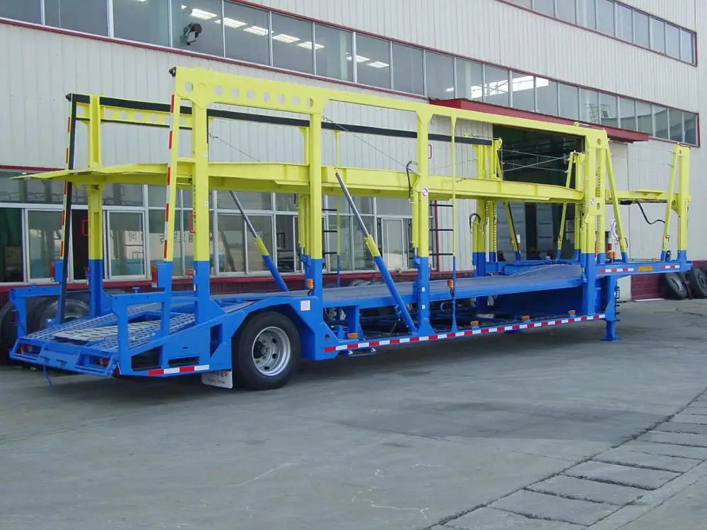 6-12 Units Cdv, MPV, SUV,  Hydraulic Van Double Deck CAR  Carrier Semi Trailer