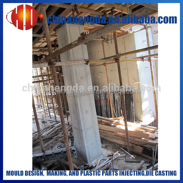 Formwork for Round column, plastic building column, adjustable construction column better than granite column