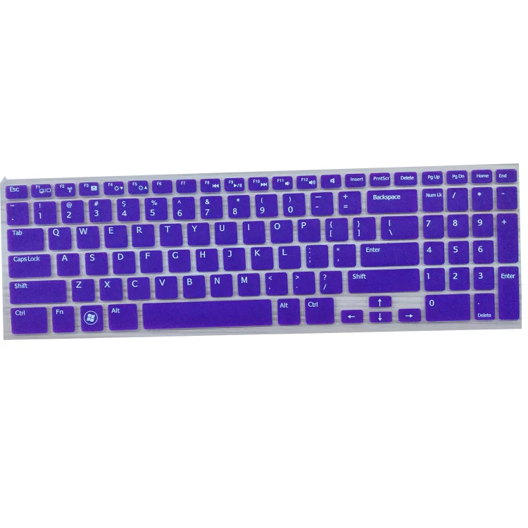 Цветной силиконовый чехол для клавиатуры, защитная пленка для ноутбука Dell 15 дюймов, новинка Inspiron 15R N5110 M511R 15R-5521 M531R