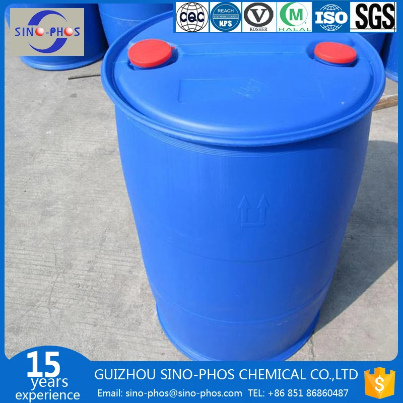 china manufacturers phosphoric acid 85% food grade H3PO4 phosphoric acid
