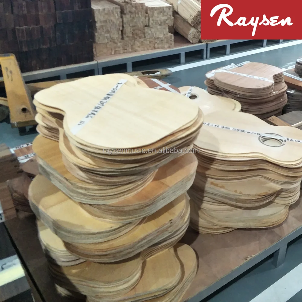 guitar material wood High quality B class spruce Solid Wood for guitar made in china factory