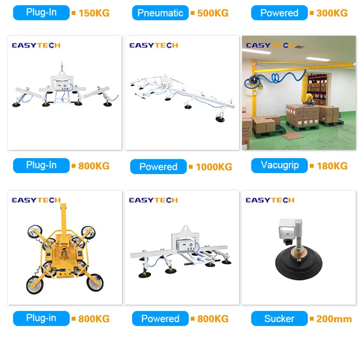 By air suction cup Multi models slab lifter sheet metal laser cutting loading lifting equipment for granite