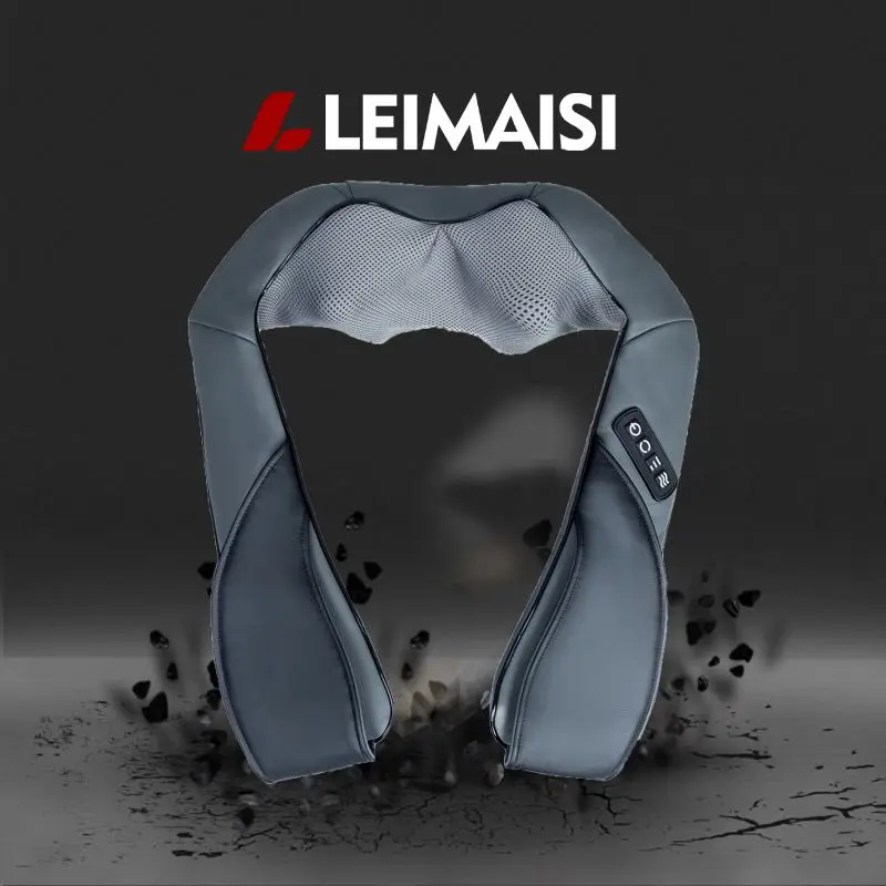 
Factory customizable portable intelligent shiatsu neck and back massager 