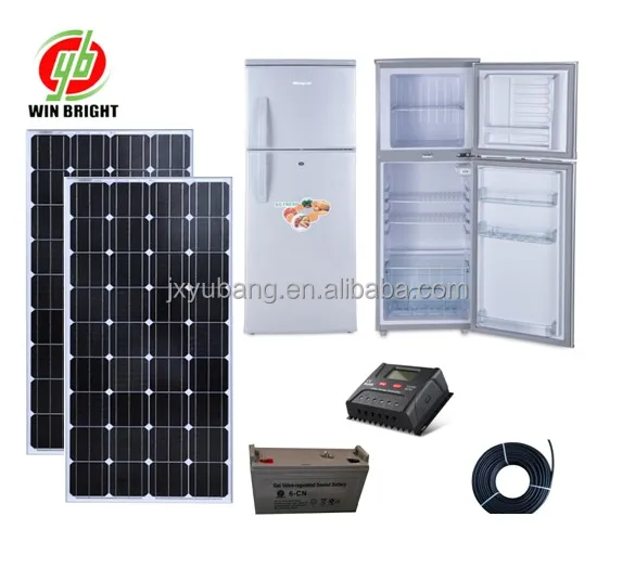 Winbright Solar powered DC 12V 128L solar refrigerators, solar power fridge 12V Fridge
