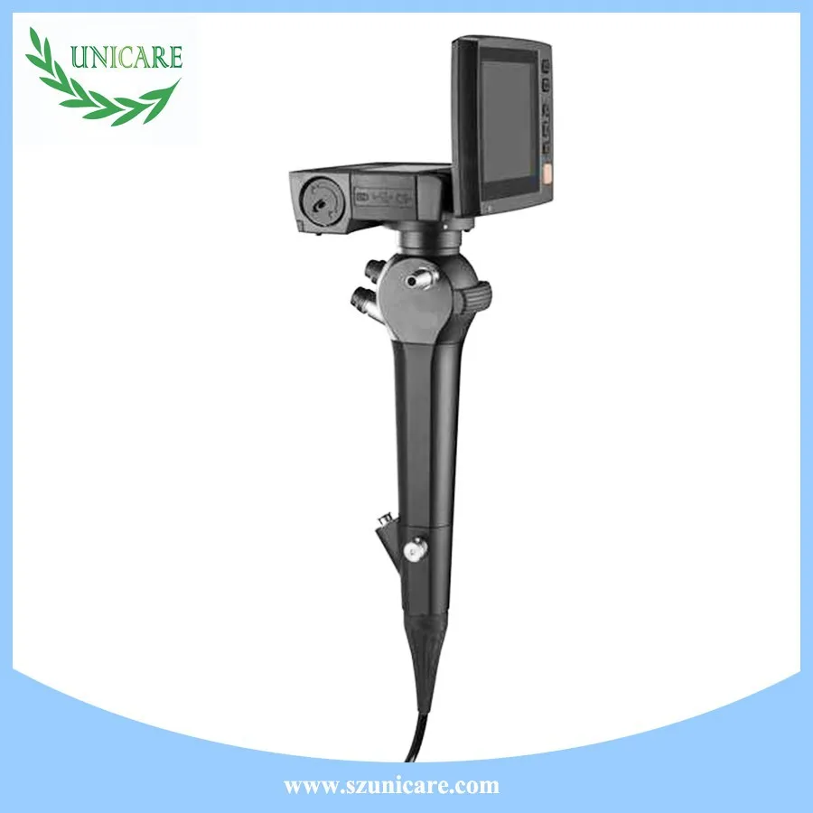 Flexible fiber optic laryngoscope with video camera Electronic Endoscope