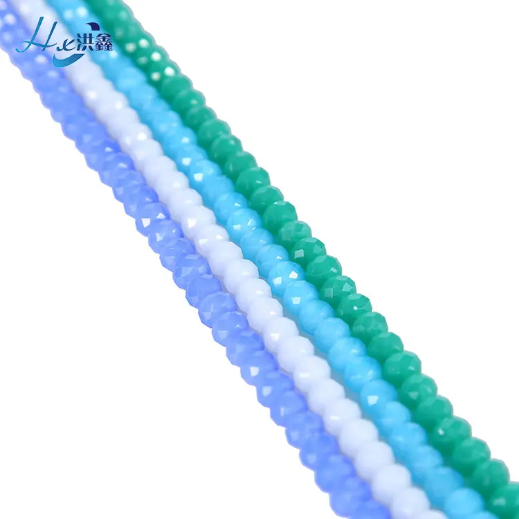 Wholesale Free Sample Faceted Glass Beads Crystal