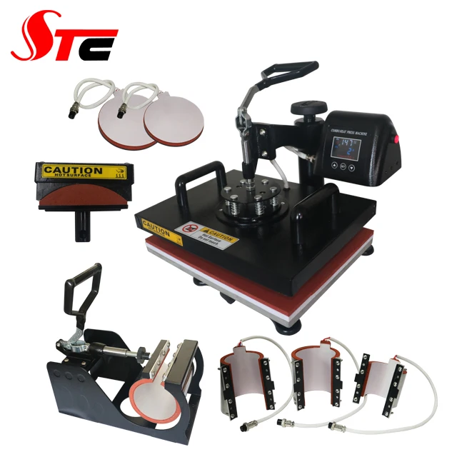 8 in1 multifunctional combo heat press machine