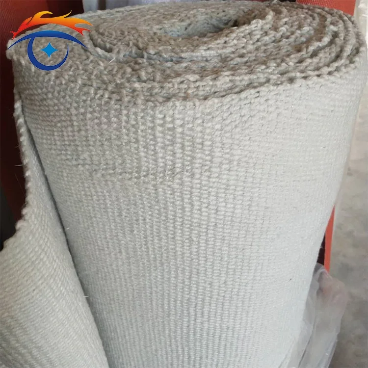 1260 NATI Asbestos Free Ceramic Fiber Square Braided Rope for Furnace Door