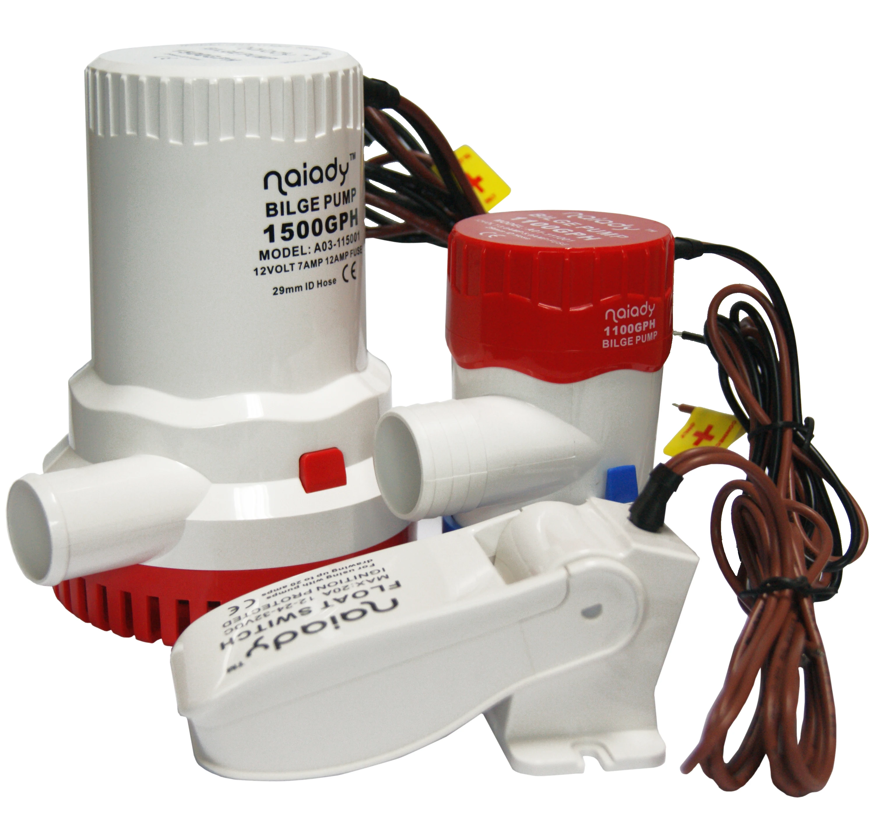 Погружной морской водяной откачивающий насос NAIADY 750GPH постоянного тока