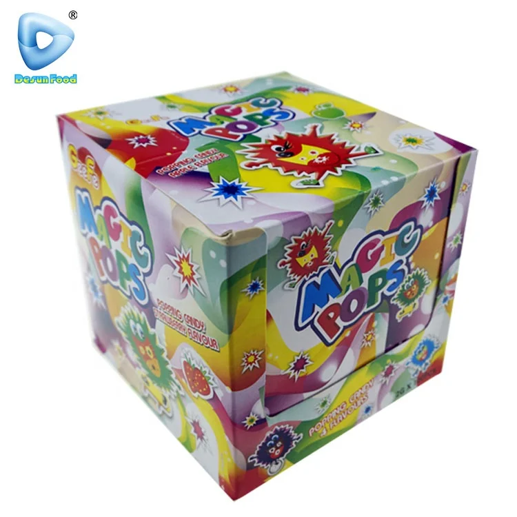 Mix fruit flavor magic pop popping candy manufacturer