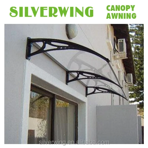 60/80/100 plastic door canopy awning french door awning