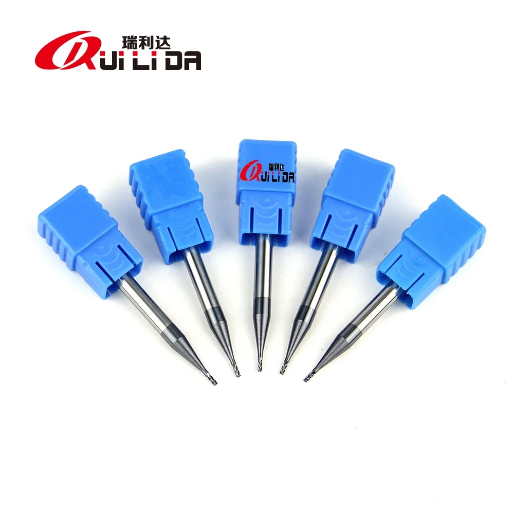 Manufacturer RLD HRC50 cnc tungsten carbide flat end mill fresas 4 flutes 2x50mm cnc machine milling cutter