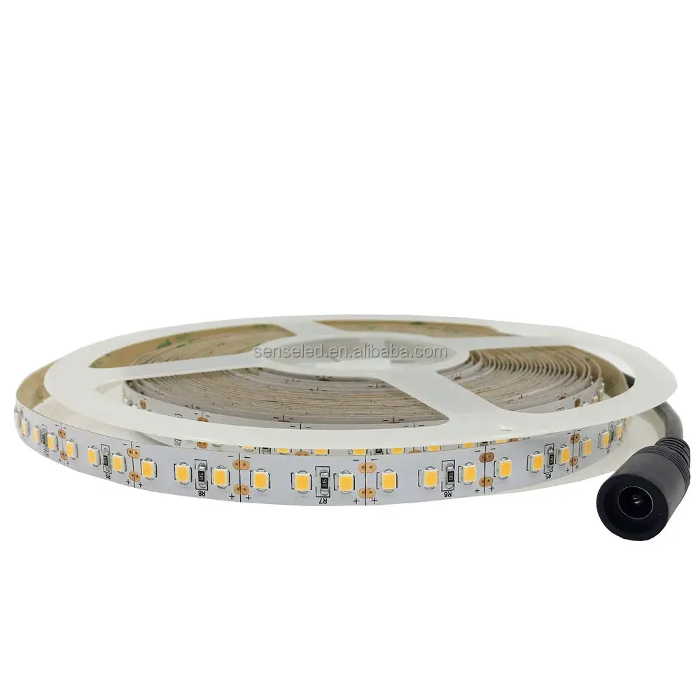 Светодиодная лента 2835 60d с сертификатом UL гибкая светодиодная 12 В теплым белым светом