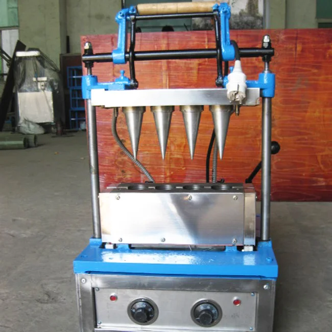 Stainless steel ice cream cone making machine