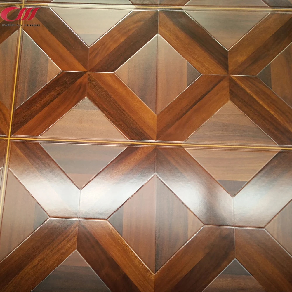 12mm small embossment parquet  laminate flooring