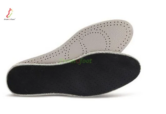 ZRWR11  Breathable super soft sweat absorbent leather latex insole for sport shoes