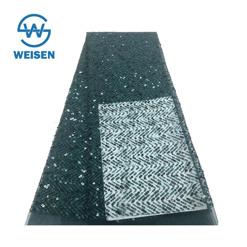 White Wedding Spandex Shimmering Roll Wholesale Silver Sequin Lace Fabric 5 Yard