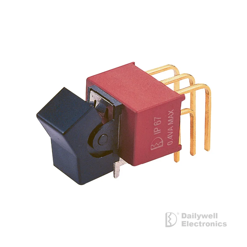
Electric waterproof 3M DPDT sealed miniature paddle rocker switch 