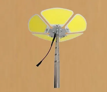 1500W 5 Panels Outdoor Rechargeable Portable Camping Fishing Rod Led Cob Light