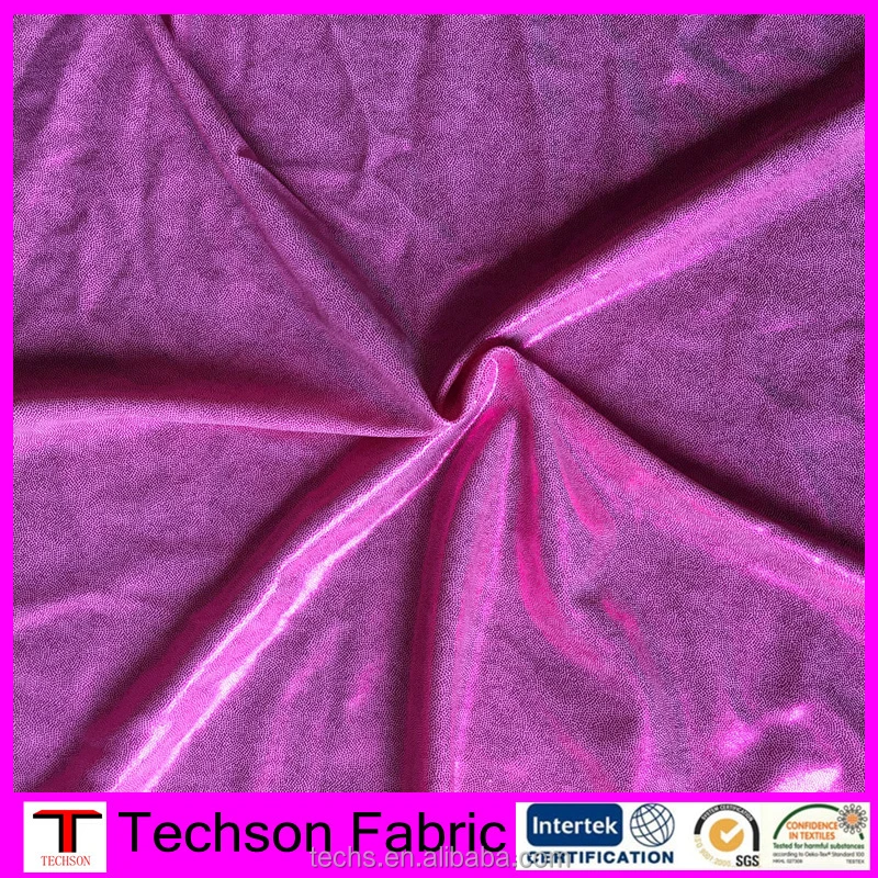 
4 way stretch holographic foil fabric,nylon lycra dancewear fabric 