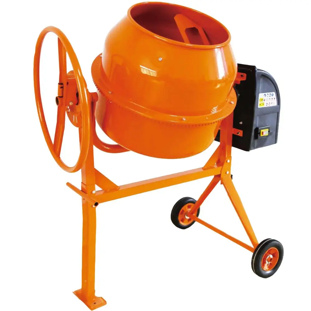 Mini electric portable concrete mixer