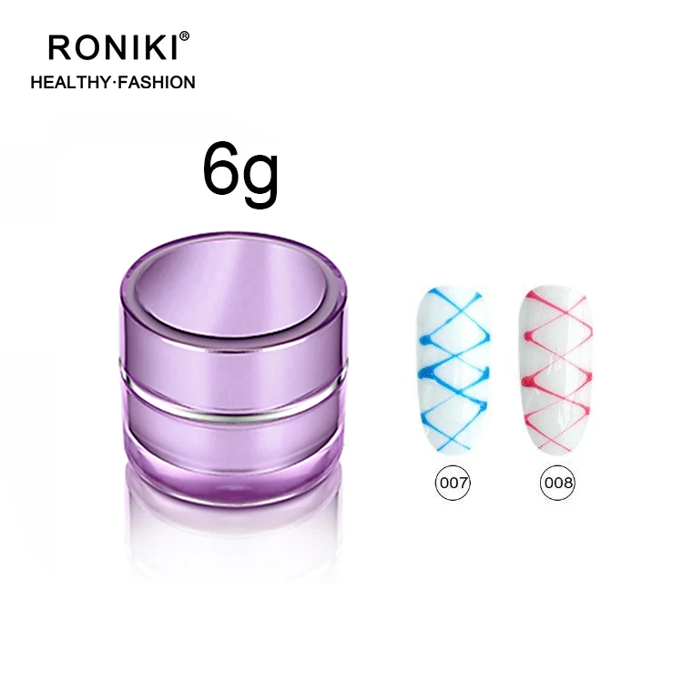  RONIKI OEM дешевый оптовый поставщик ногтей 6 г отмачиваемый УФ-Гель-лак для дизайна Светодиодная лампа 30s УФ-лампа 1 мин легко