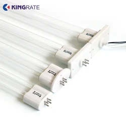 U Shape 75W/150W Photolysis 185NM 254NM UV Germicidal Lamp  For Waste Air Treatment