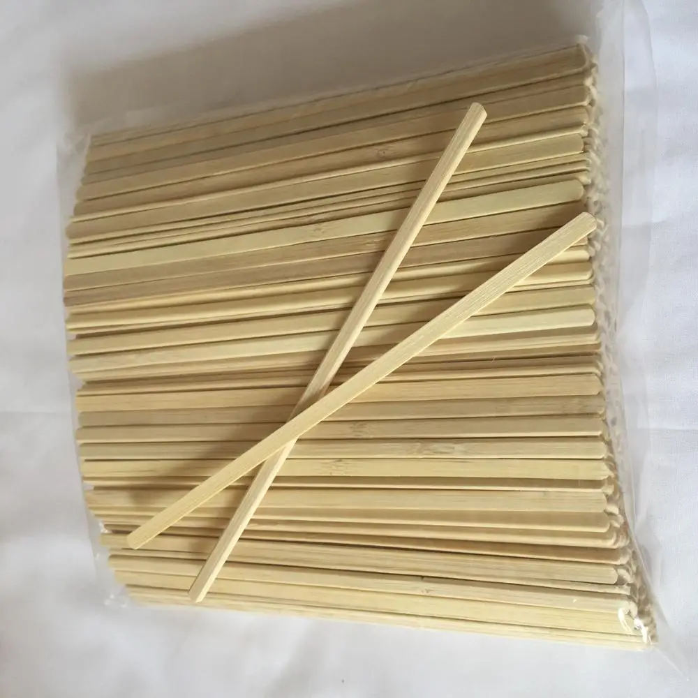smooth surface disposable bamboo coffee stirrer