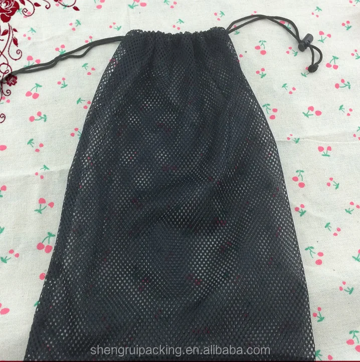 
 Высокопрочная нейлоновая Сетчатая Сумка-мешок из полиэстера на шнурке для теннисных мячей  